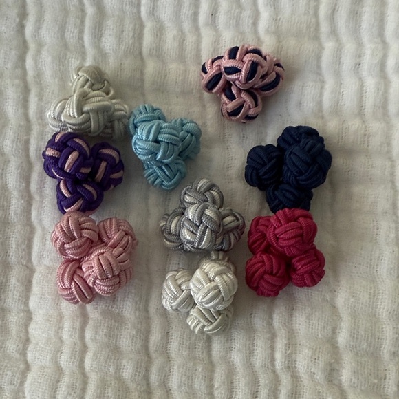 Thomas Pink Multicolor Knot Cuff Links Set - Picture 1 of 1